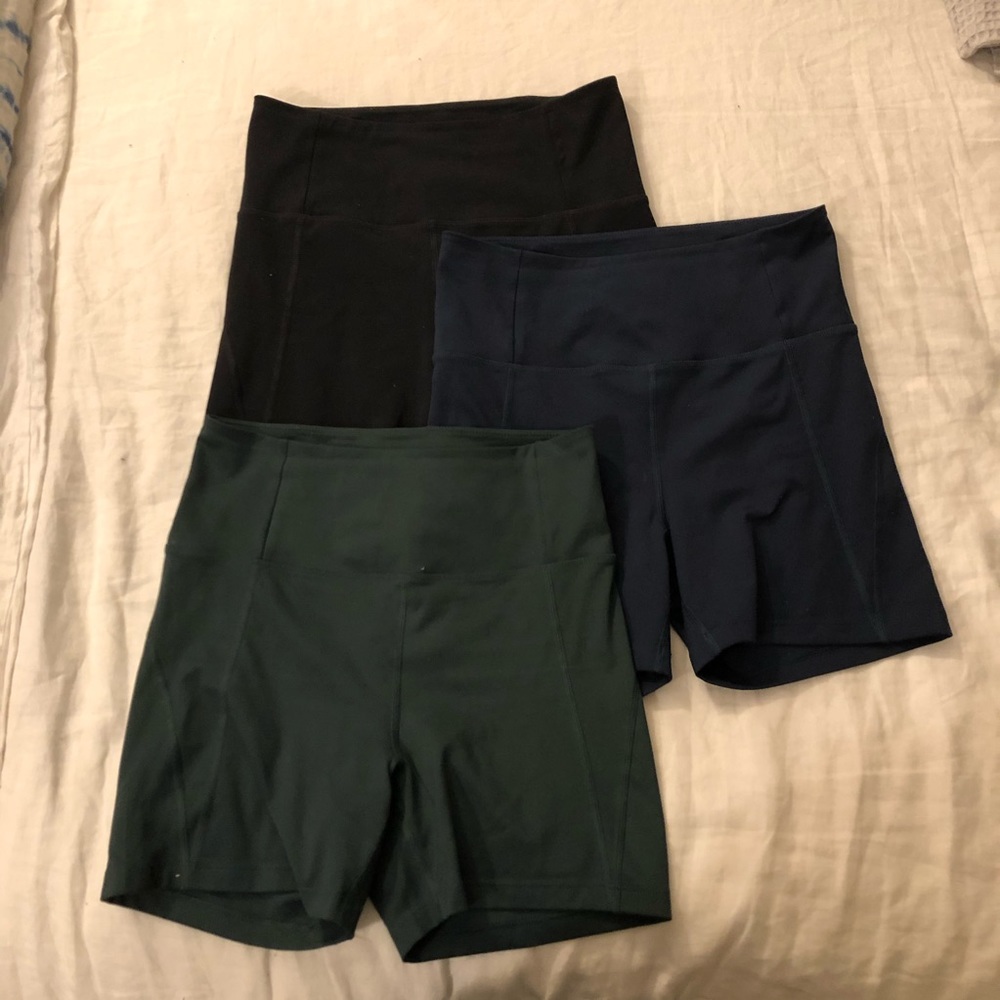 Girlfriend collective high rise run short bundle